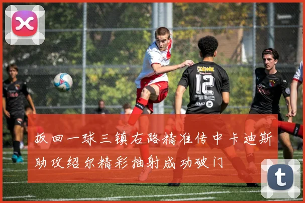 扳回一球三镇右路精准传中卡迪斯助攻绍尔精彩抽射成功破门