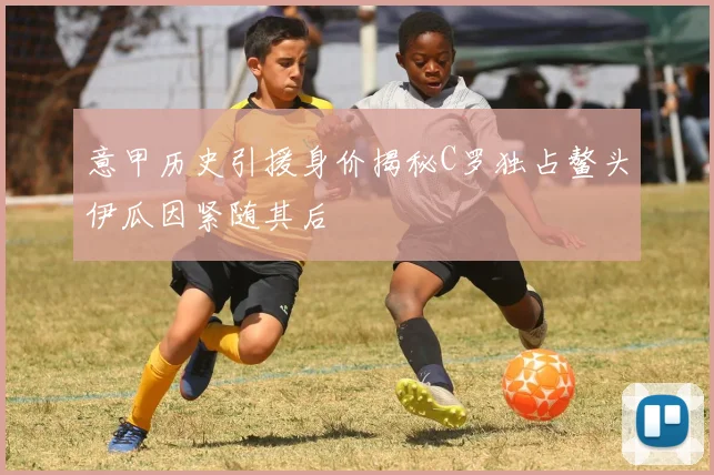意甲历史引援身价揭秘C罗独占鳌头伊瓜因紧随其后